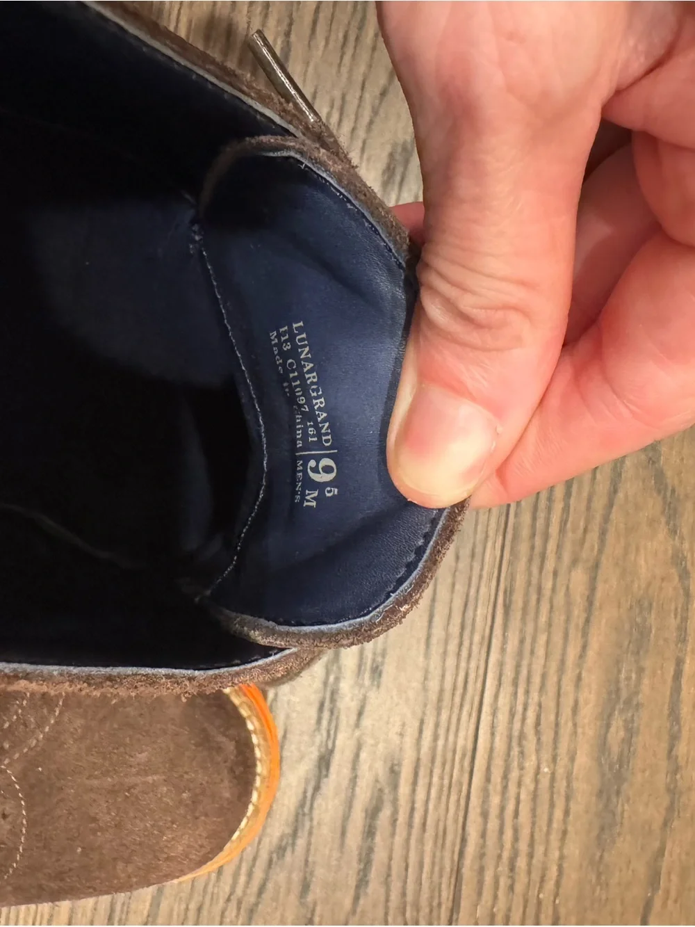 Cole Haan brown suede